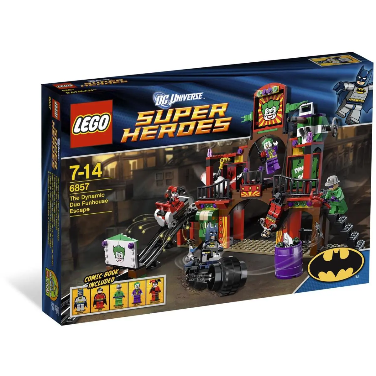 Lego Super Heroes 6857 Batman The Dynamic Duo Funhouse Escape Retired Set