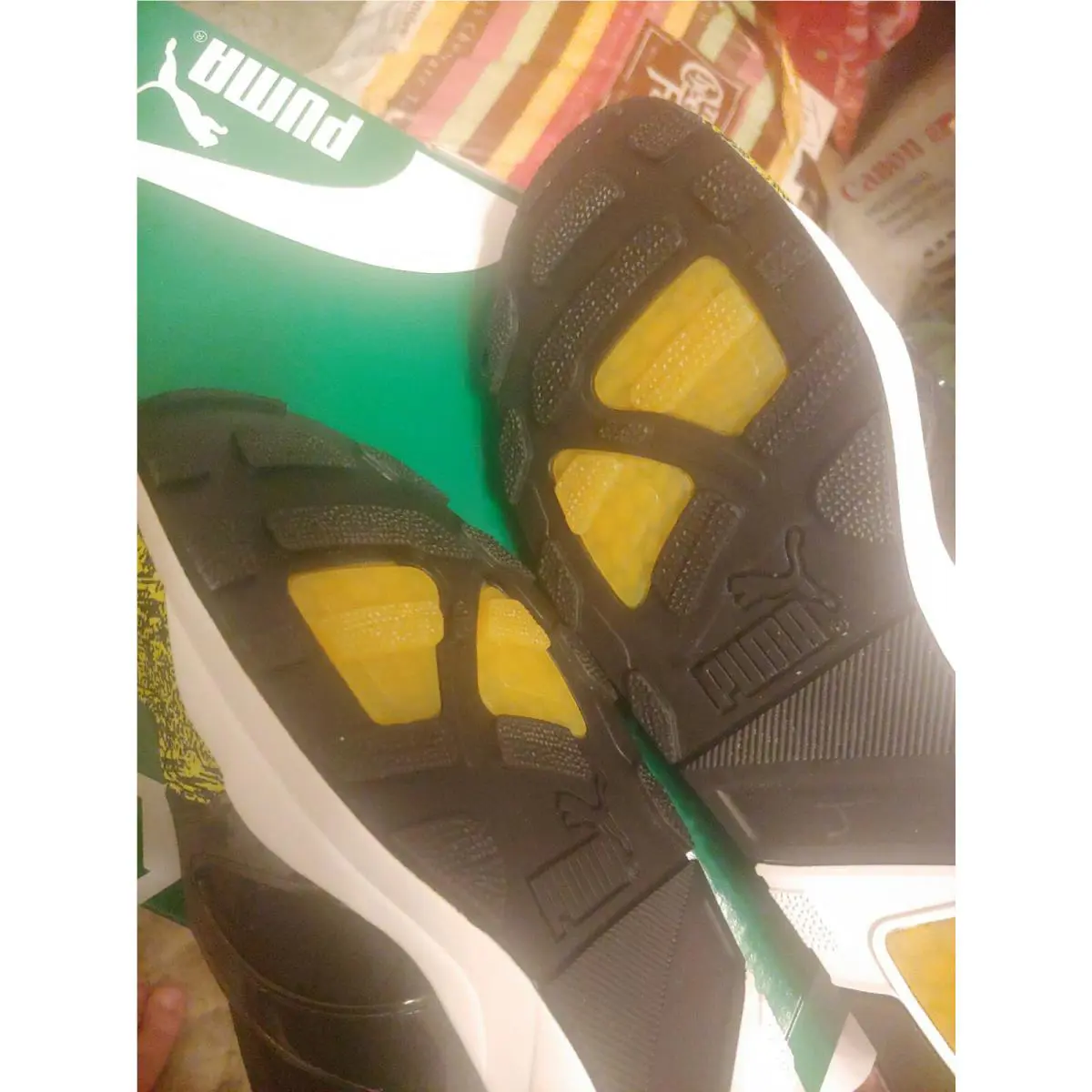 Puma shoes - 35839202 - 35839202 - Black/White/Yellow 9