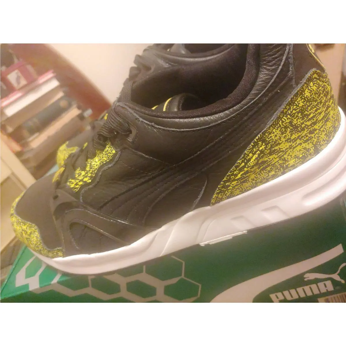 Puma shoes - 35839202 - 35839202 - Black/White/Yellow 4