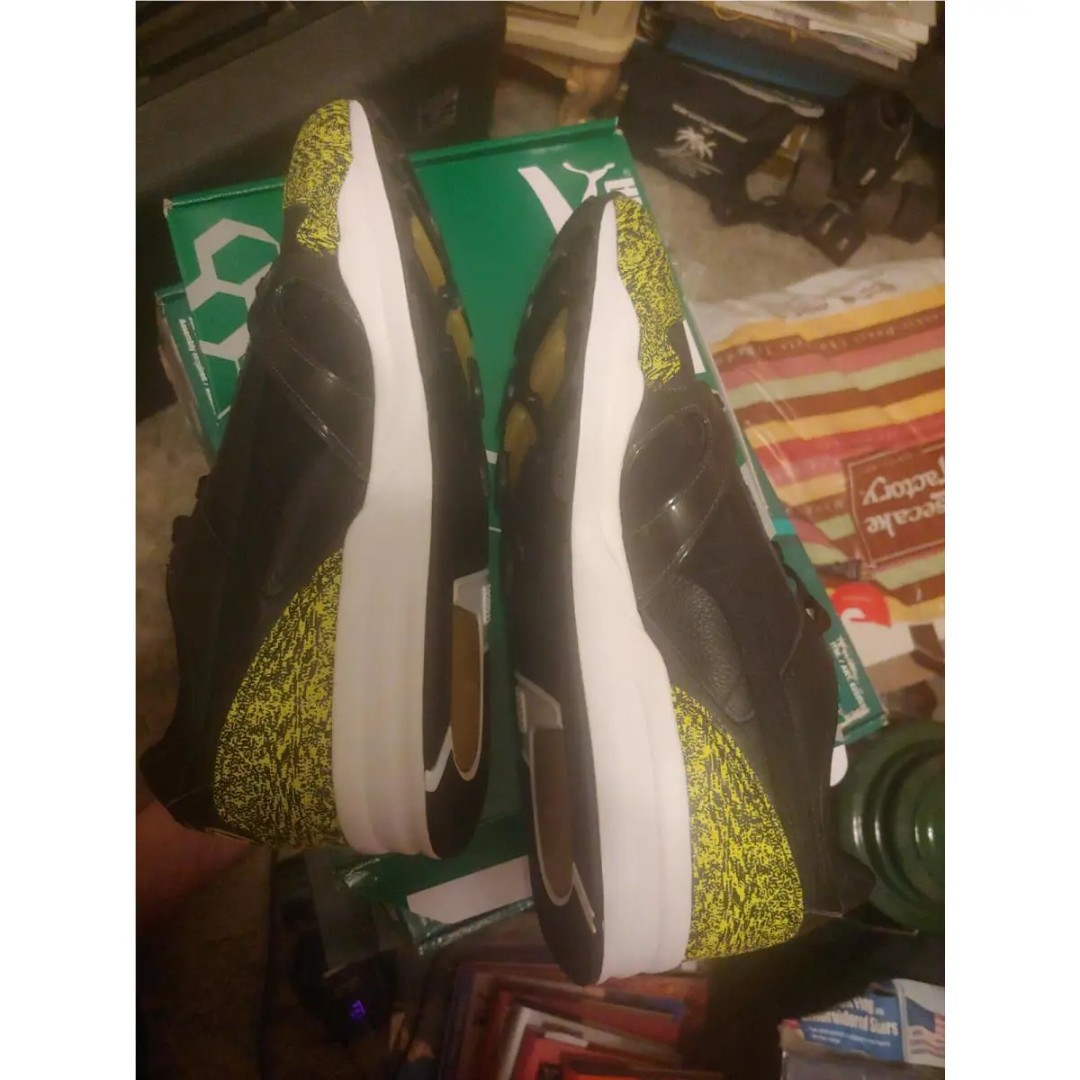 Puma shoes - 35839202 - 35839202 - Black/White/Yellow 6