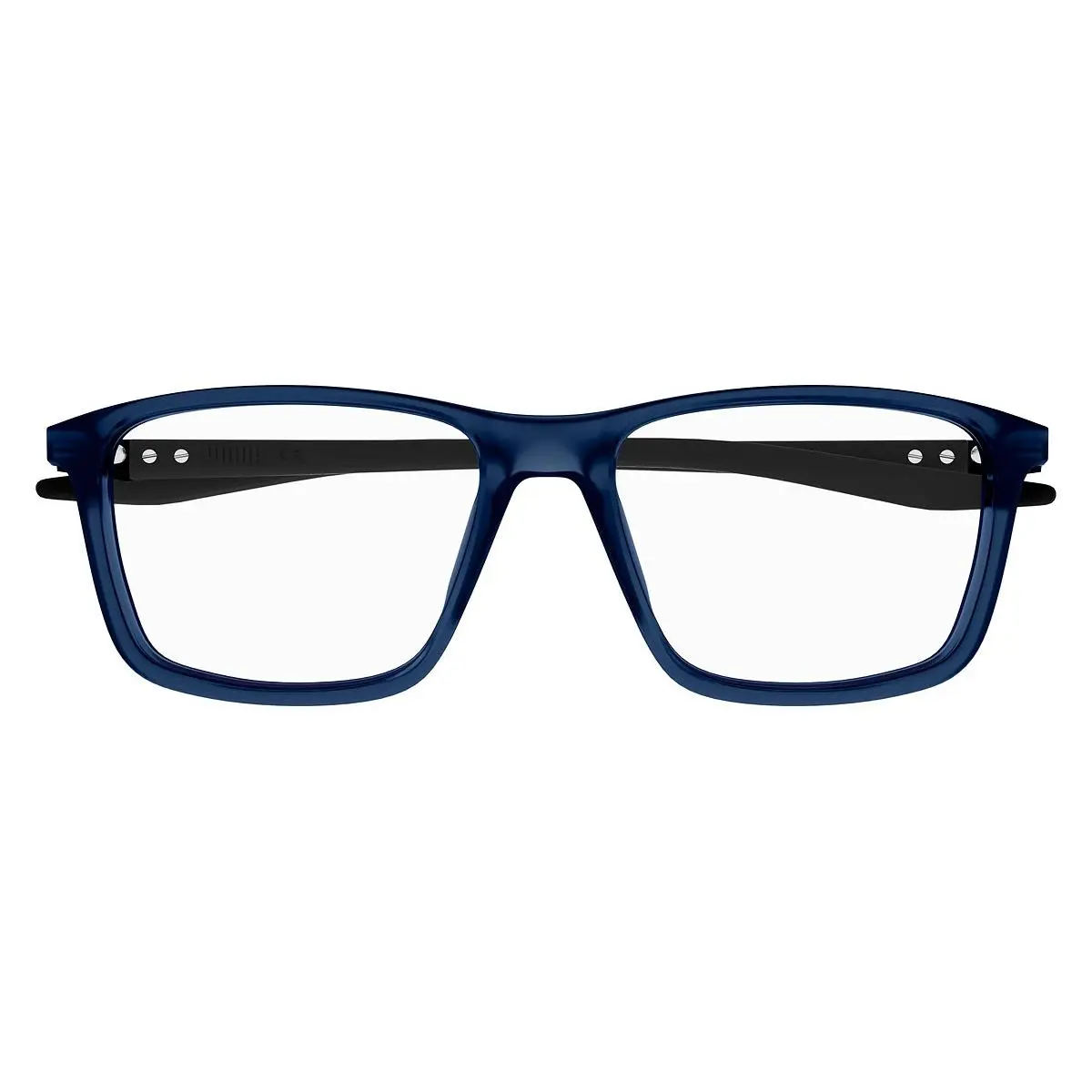 PU0419O Eyeglasses Men Blue/black 55mm by Puma