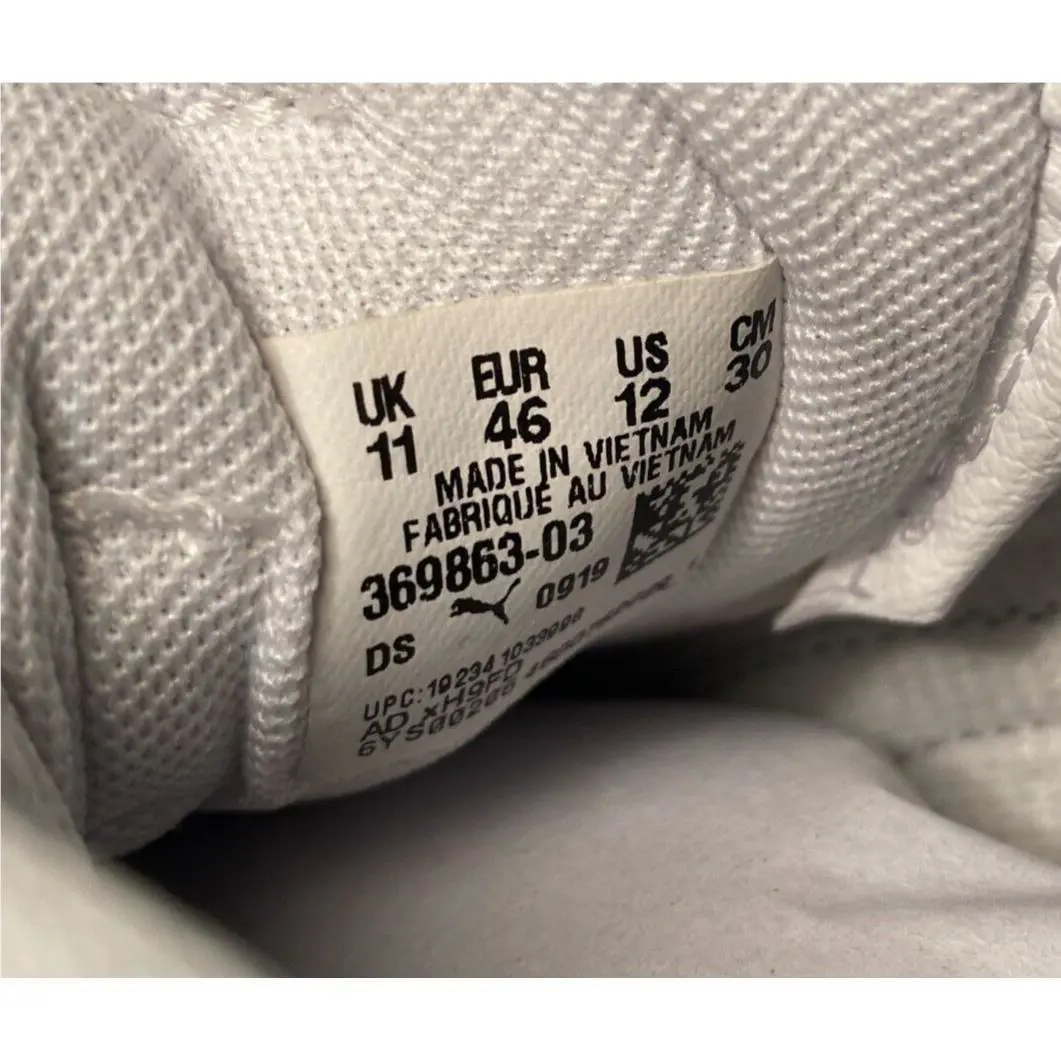 Puma shoes - White Black 7