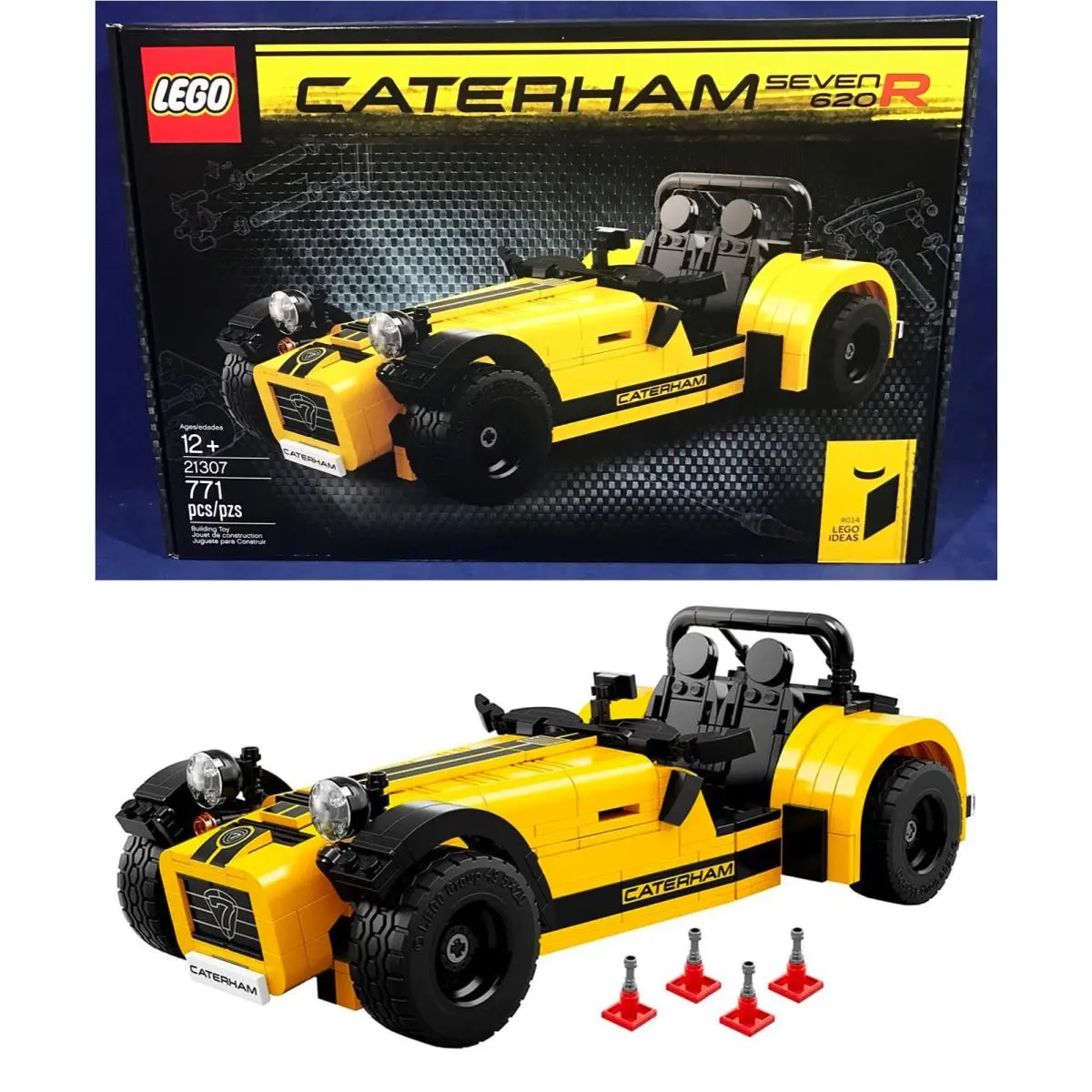 Caterham Seven 620R Lego Ideas 014 21307 Set Race Car - 771 Pieces