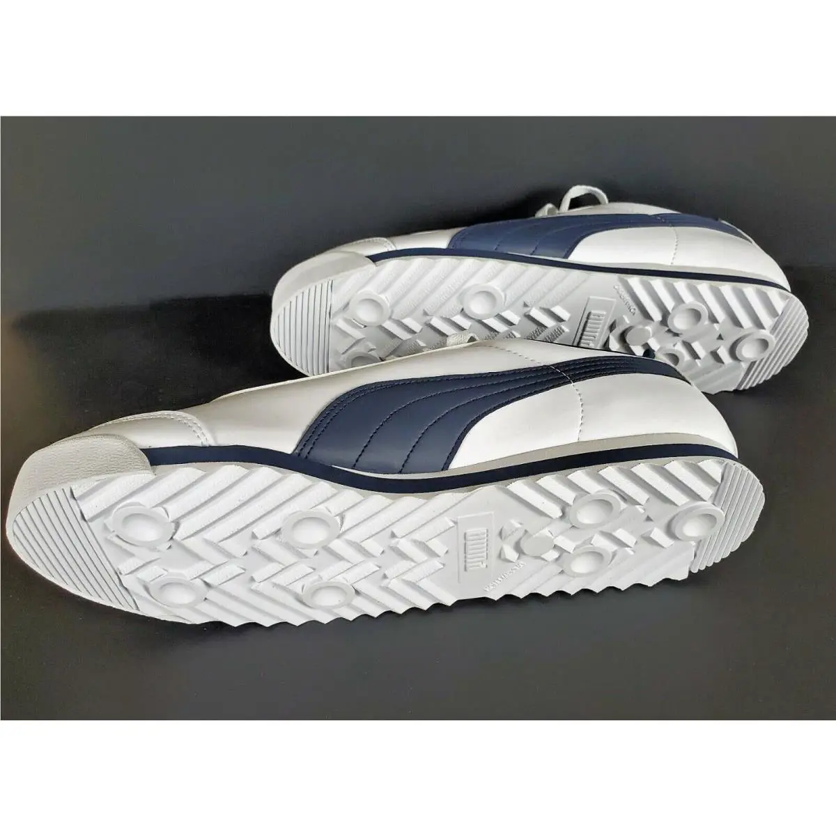 Puma shoes - Puma Roma - Roma - 353572 12 - White/Navy (UPC: 886376850094) 3