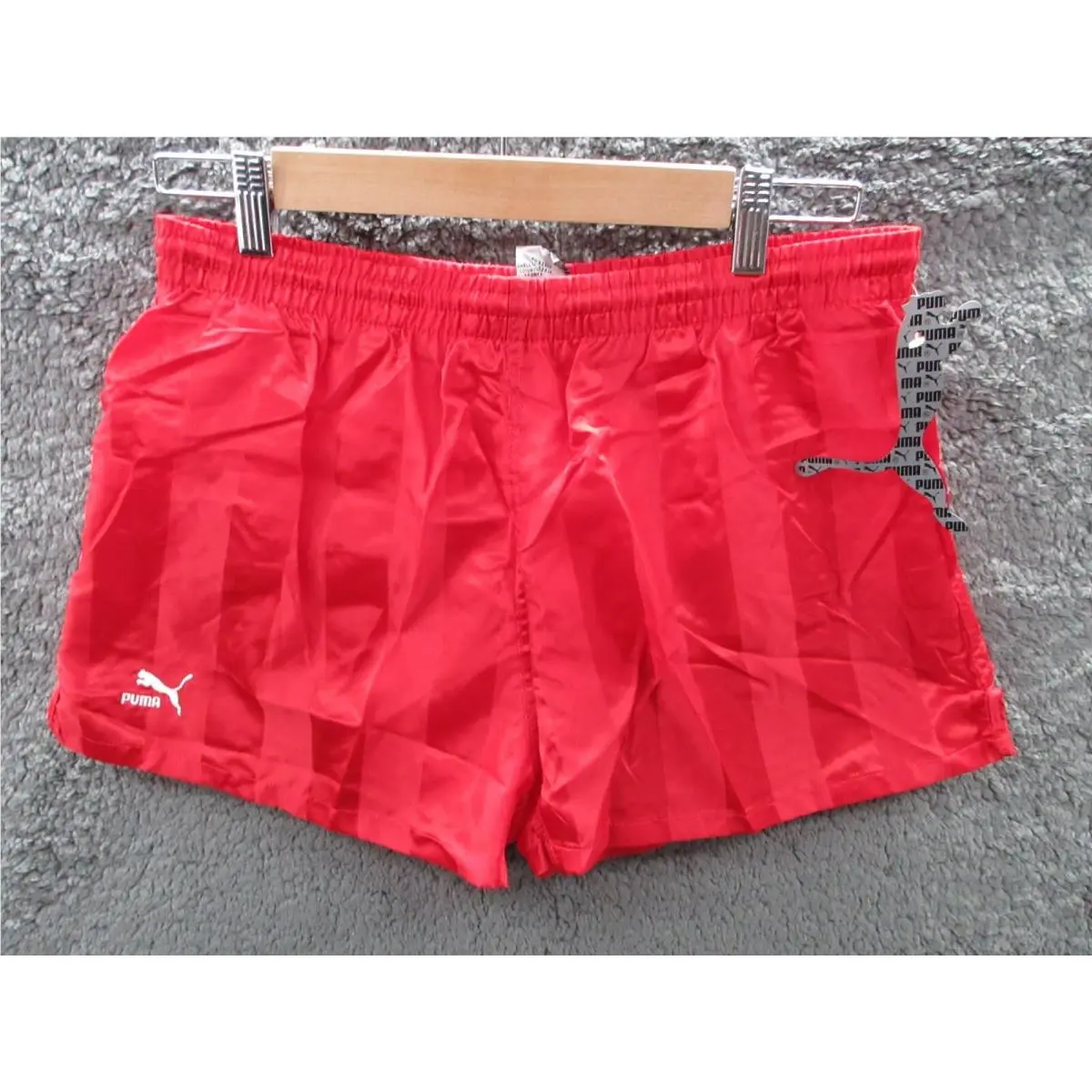 Vintage 90s Y2K Puma Lined Men`s Large Nylon Soccer Shorts