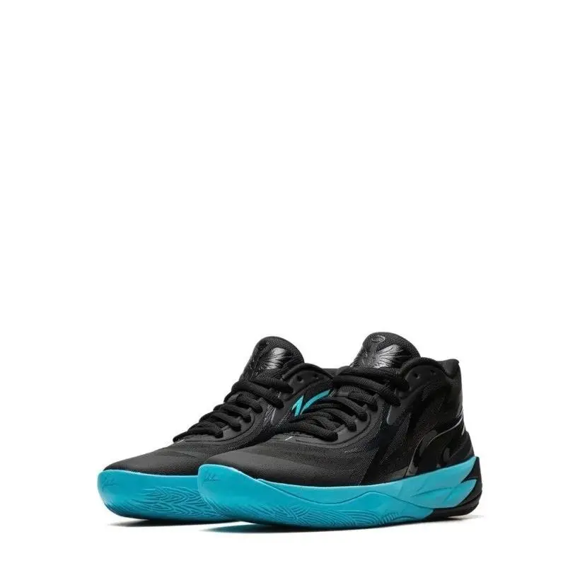 Puma shoes - PUMA MB.02 - 377644-01 - Puma Black/Blue Atoll 3