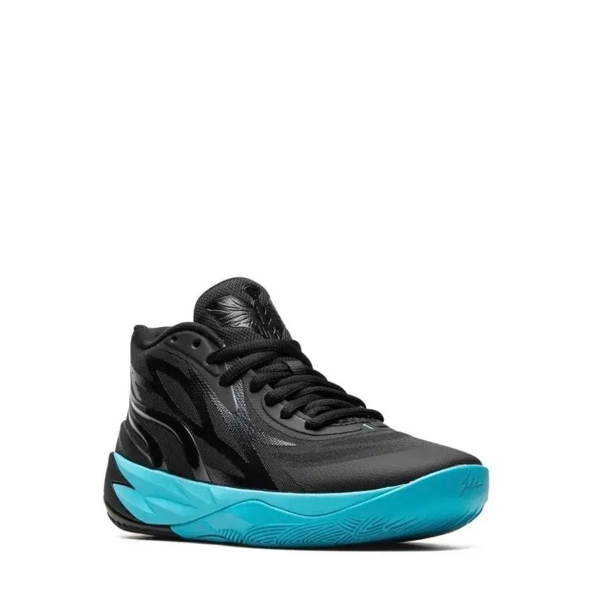 Puma shoes - PUMA MB.02 - 377644-01 - Puma Black/Blue Atoll 4