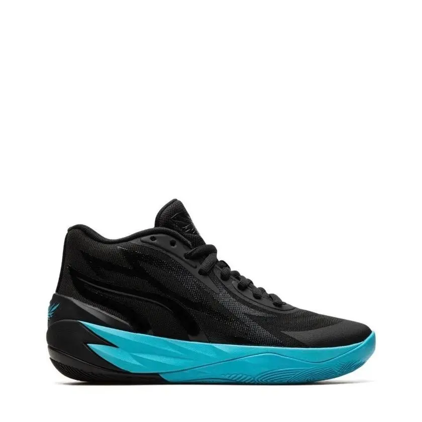 Puma shoes - PUMA MB.02 - 377644-01 - Puma Black/Blue Atoll 5