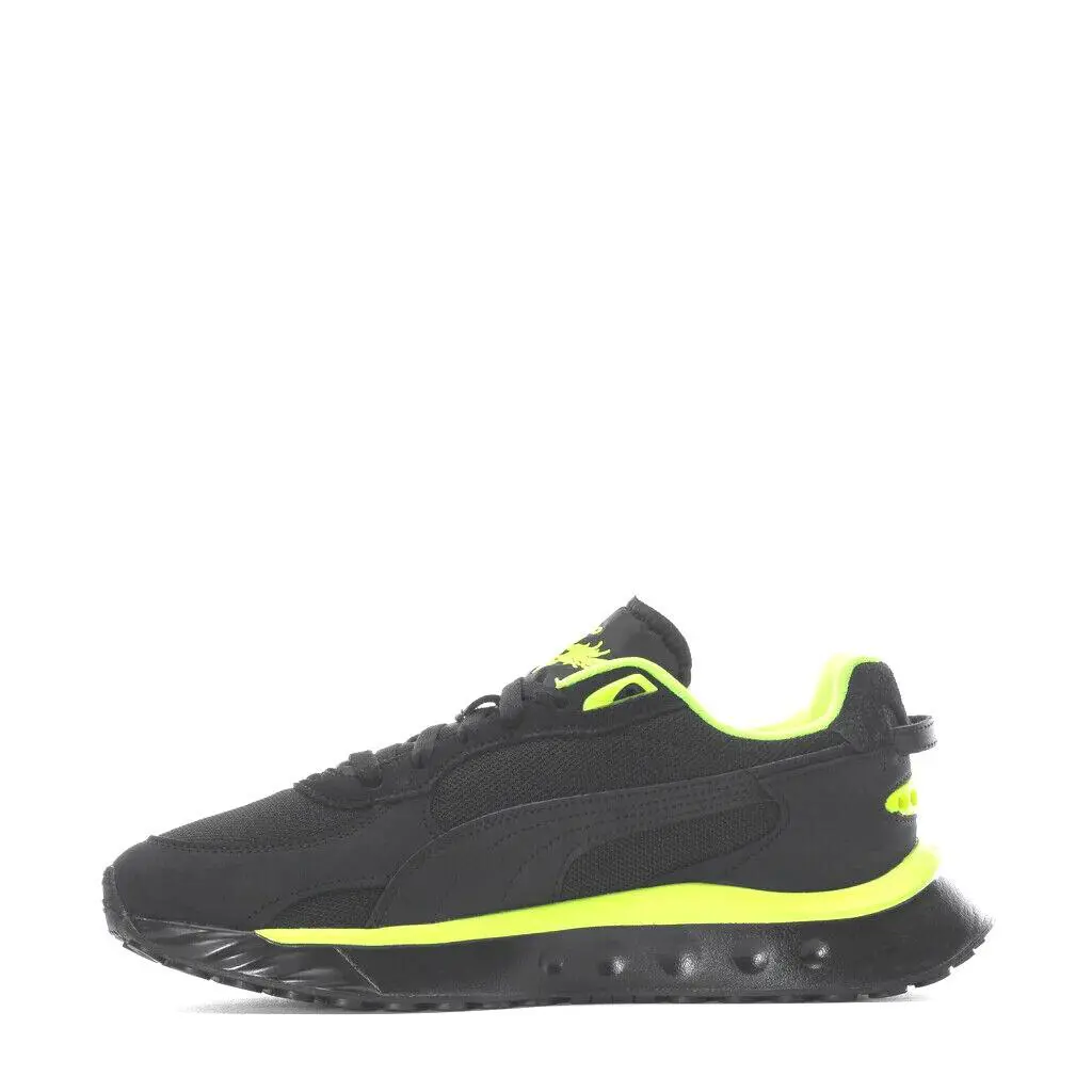 Puma shoes - Black/Safety Yellow 1