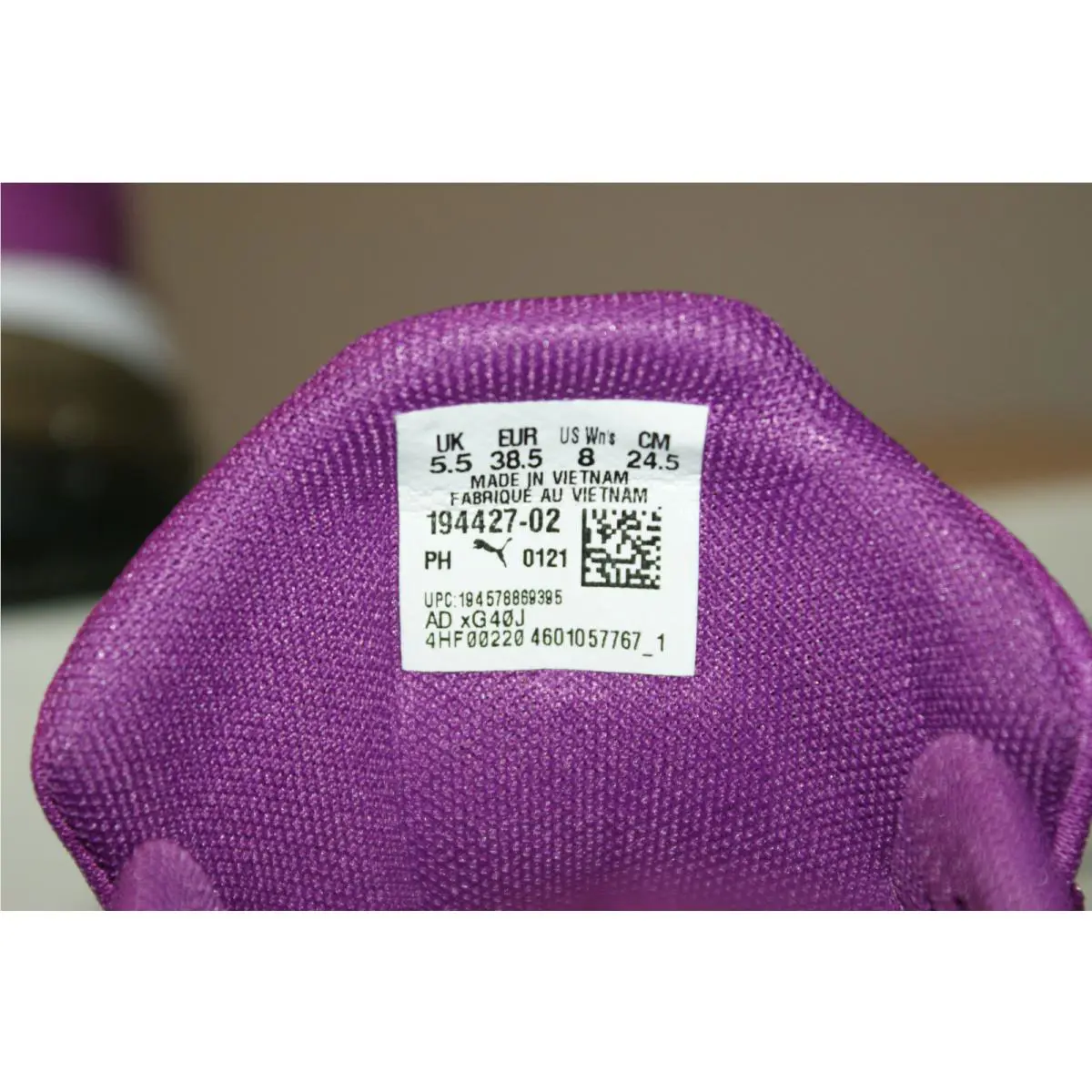 Puma shoes - Puma First Mile LVL-Up X Training Shoes - 194427 02 - Purple (UPC: 194578869395) 8