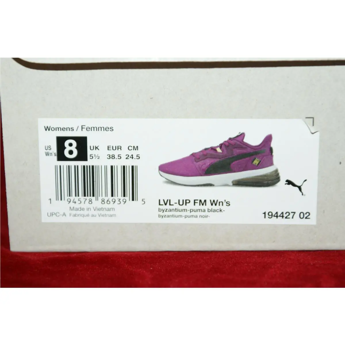 Puma shoes - Puma First Mile LVL-Up X Training Shoes - 194427 02 - Purple (UPC: 194578869395) 9