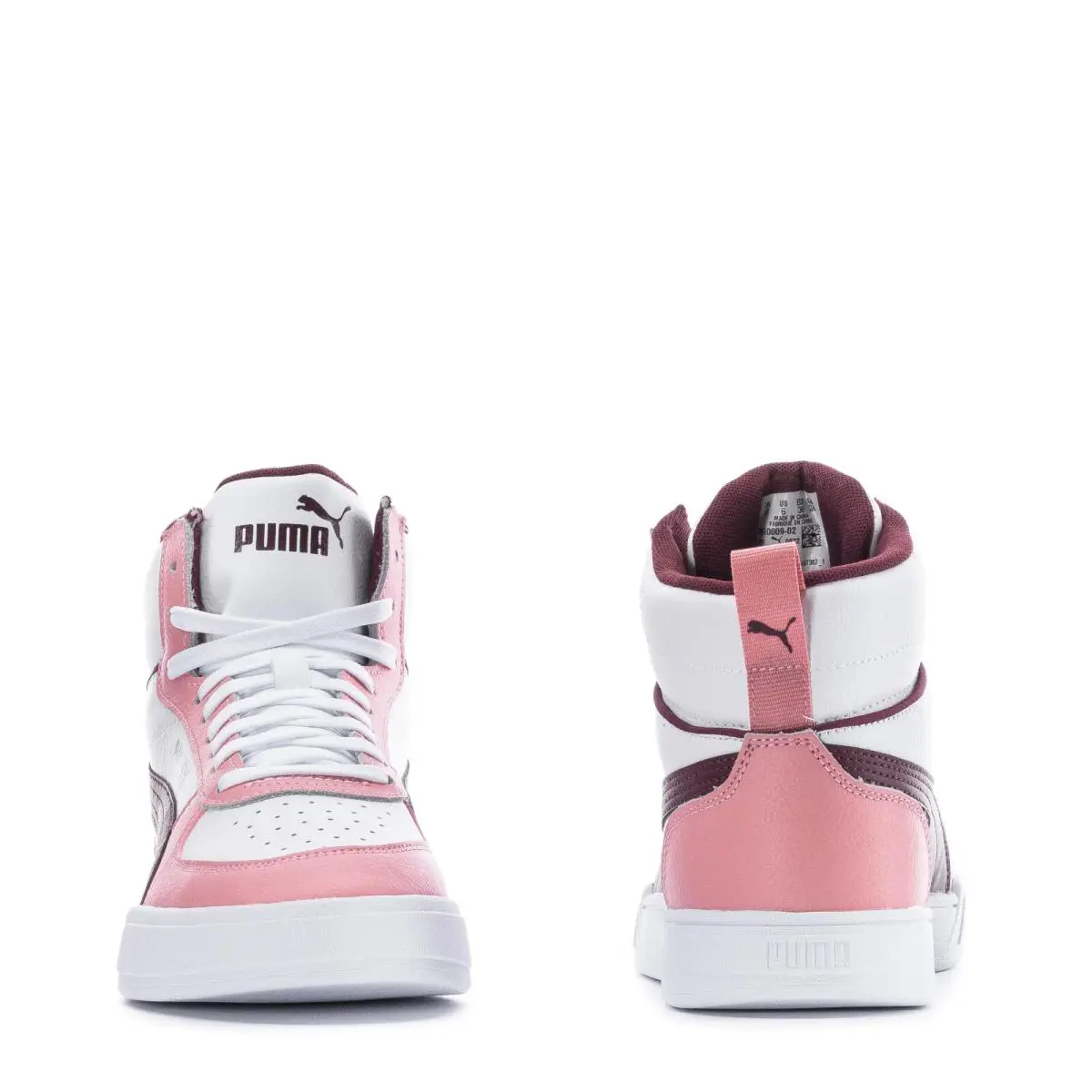 Puma shoes - White / Pink / Vineyard Wine 2