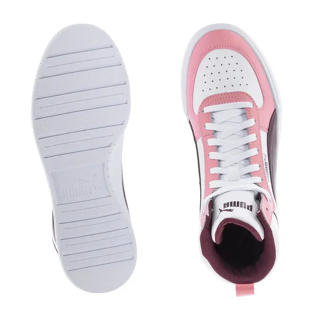 Puma shoes - White / Pink / Vineyard Wine 3