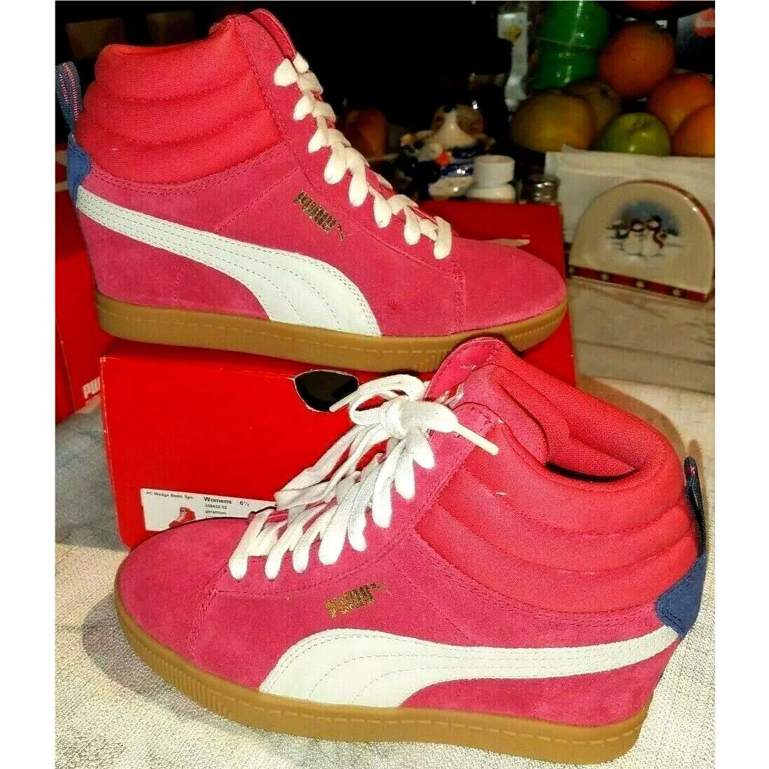 Puma shoes - PC WEDGE SPORT - WEDGE SPORT - 358452-02 - GERANIUM 1