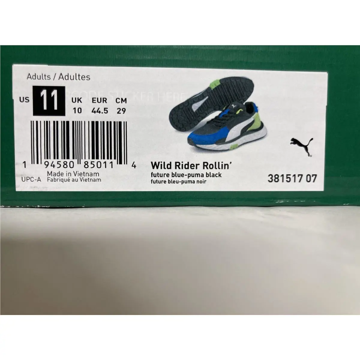 Puma shoes - Wild Rider 59th St. - Wild Rider - 38298801 - future blue - puma black (UPC: 194580850114) 10