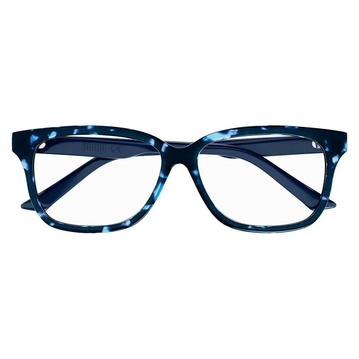 Puma PJ0070OA Eyeglasses Kids Havana/blue Square 51mm