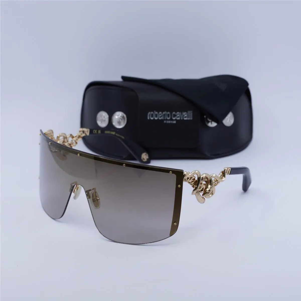Roberto Cavalli SRC015M 300G Rose Gold/brown Gradient 99-0-130 Sunglasses