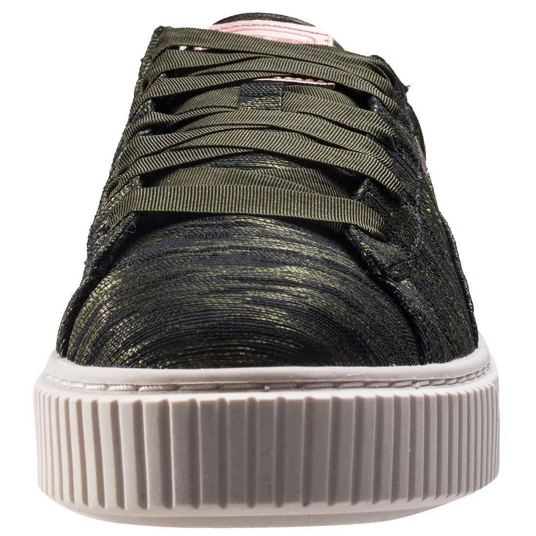 Puma shoes - olive / gold 2