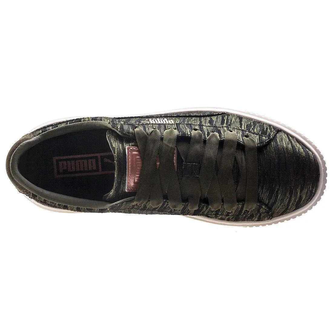 Puma shoes - olive / gold 5
