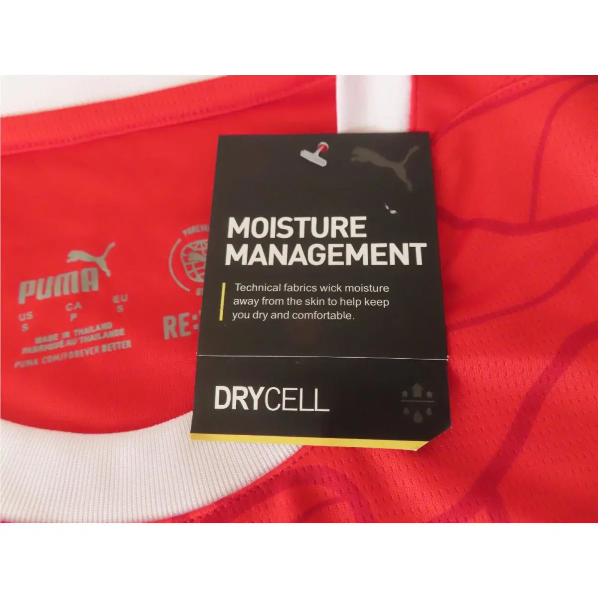 Puma clothing - Puma Ofb Crew Neck Short Sleeve Home Soccer Jersey Replica - Red 8