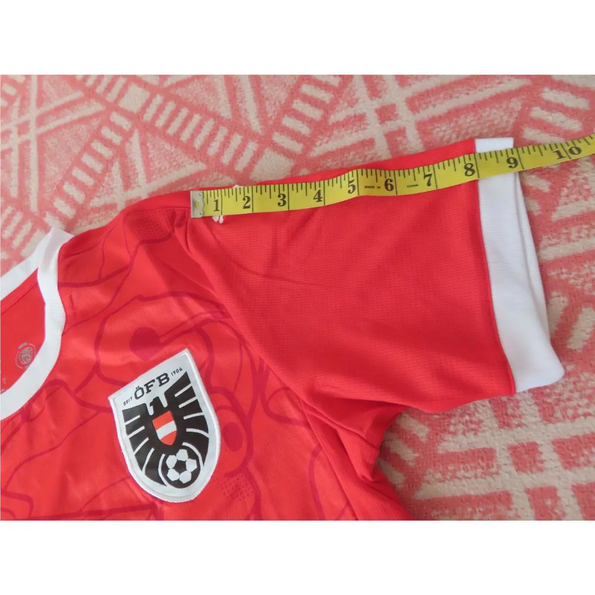 Puma clothing - Puma Ofb Crew Neck Short Sleeve Home Soccer Jersey Replica - Red 13