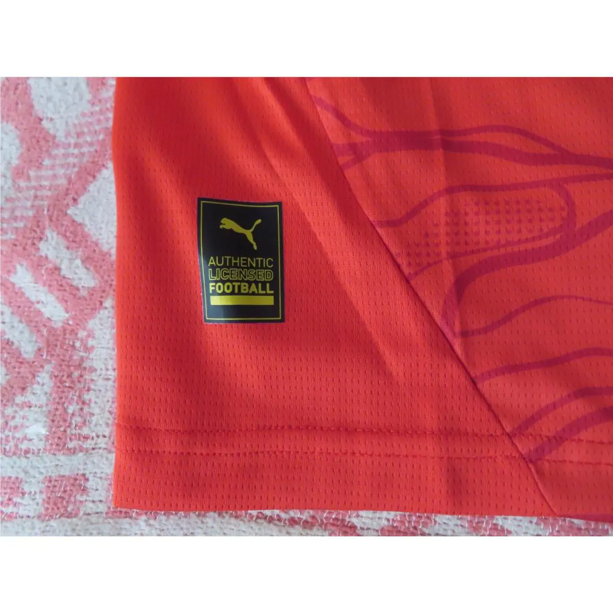 Puma clothing - Puma Ofb Crew Neck Short Sleeve Home Soccer Jersey Replica - Red 0