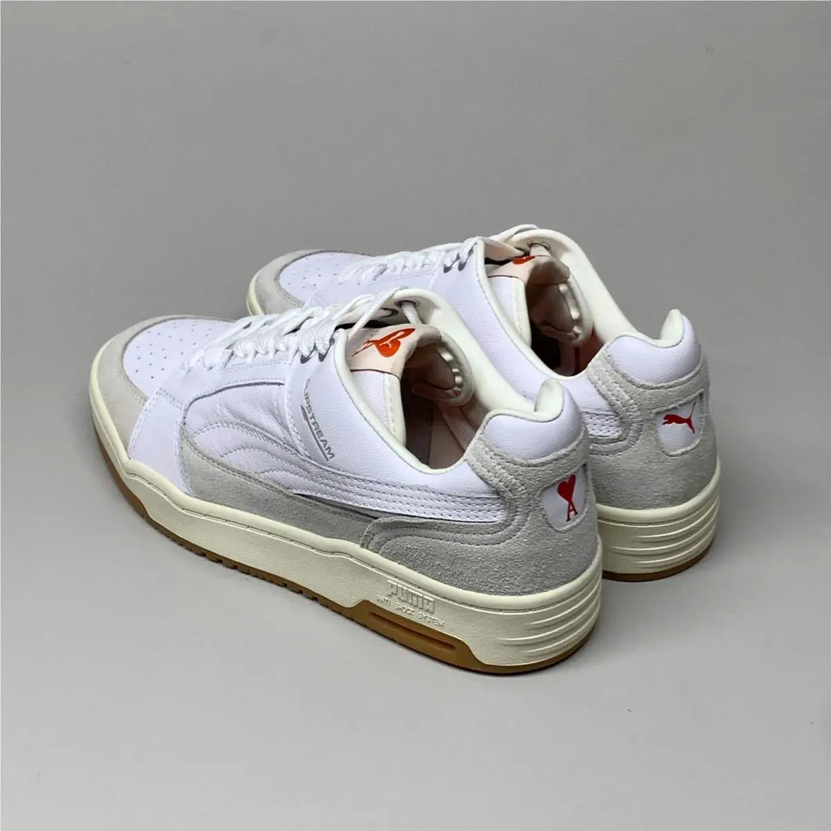 Puma shoes - Red, Taupe, White, Light Brown (UPC: 195100220257) 2