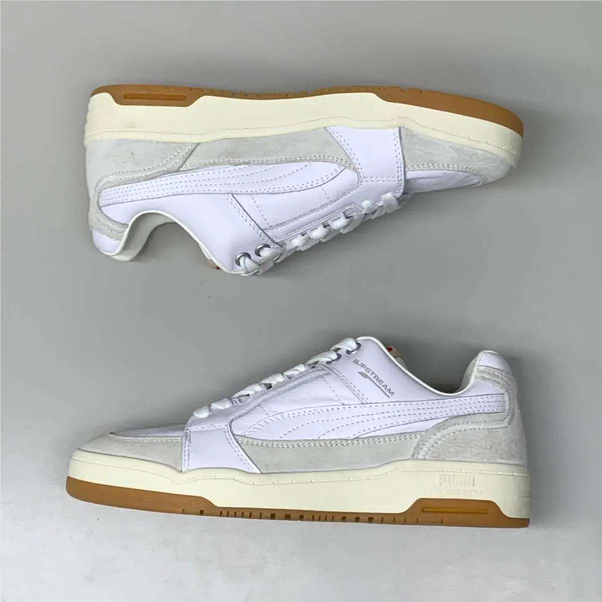 Puma shoes - Red, Taupe, White, Light Brown (UPC: 195100220257) 3