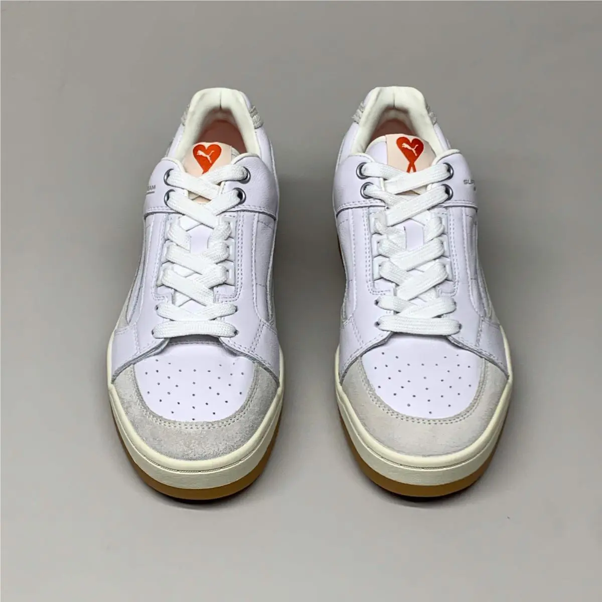 Puma shoes - Red, Taupe, White, Light Brown (UPC: 195100220257) 1