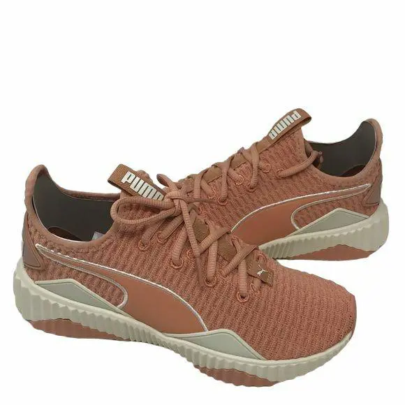 Puma Women`s Defy Cross Trainer Shoes Size 7 M - Dusty coral/whisper white