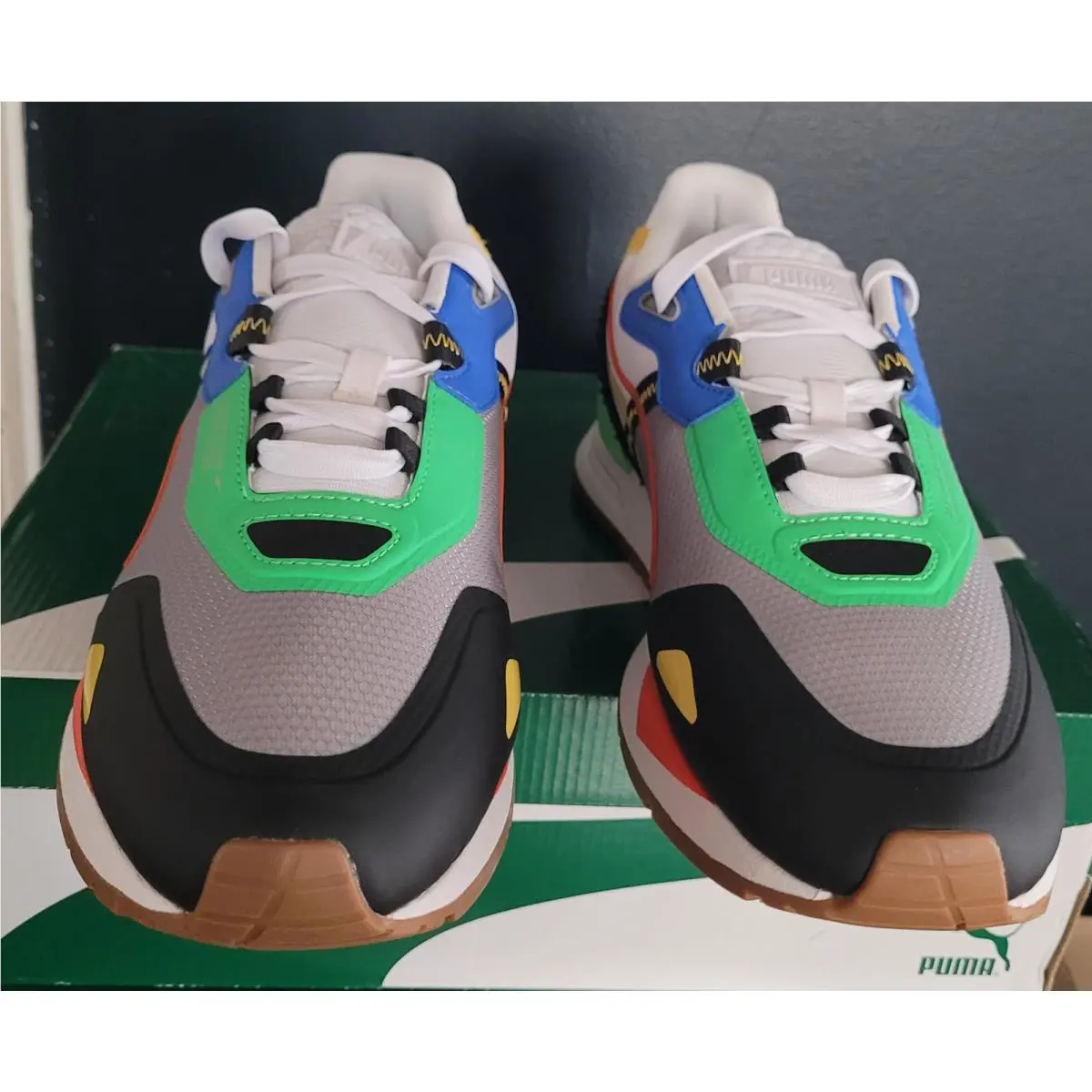 Puma shoes - Puma Mirage Tech Fresh Cut - 388355 01 - Black/harbor mist -white (UPC: 195551718471) 0