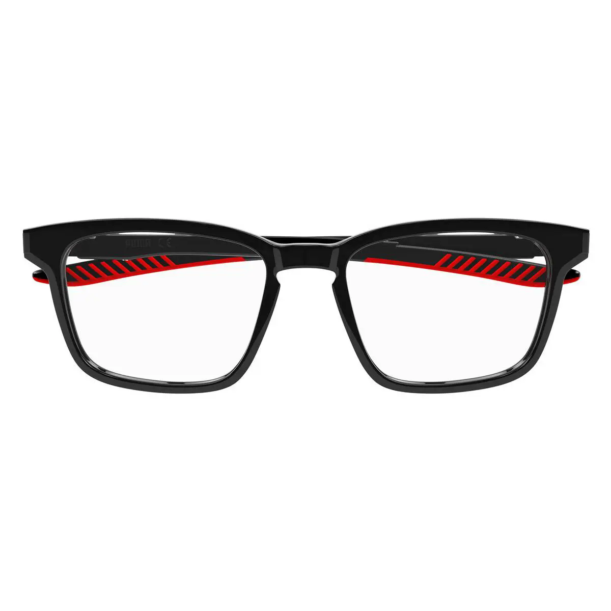 Puma PU0378O Eyeglasses Men Black Square 53mm