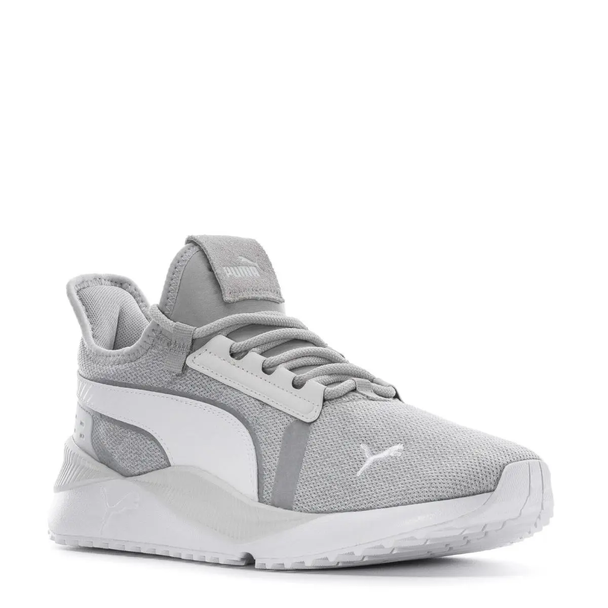 Puma Pacer Future Street Plus Slip-on Sneaker Men Shoes Grey/white Size 13 - Harbour Mist/White/Nimbus Cloud