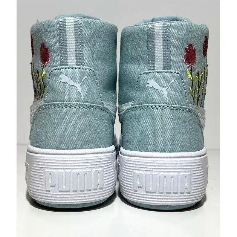 Puma shoes Basics - Blue - Turquoise Surf/White/Dewdrop 3