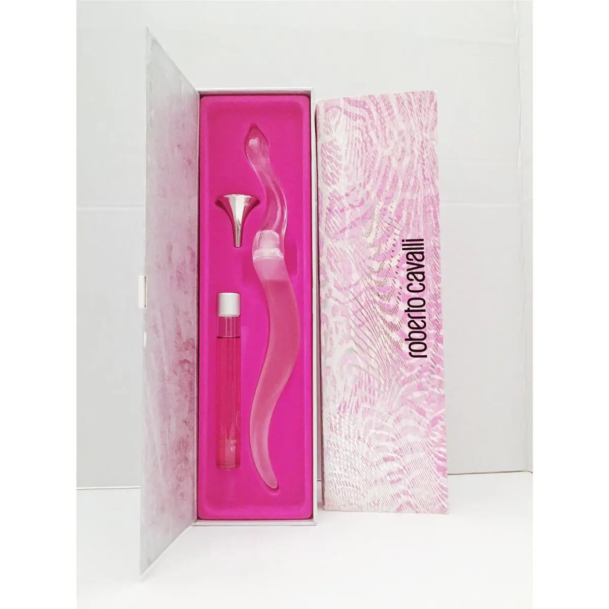 Roberto Cavalli Pink 15ML Edp + 15ML Edp Refill Collectors Item Vintage