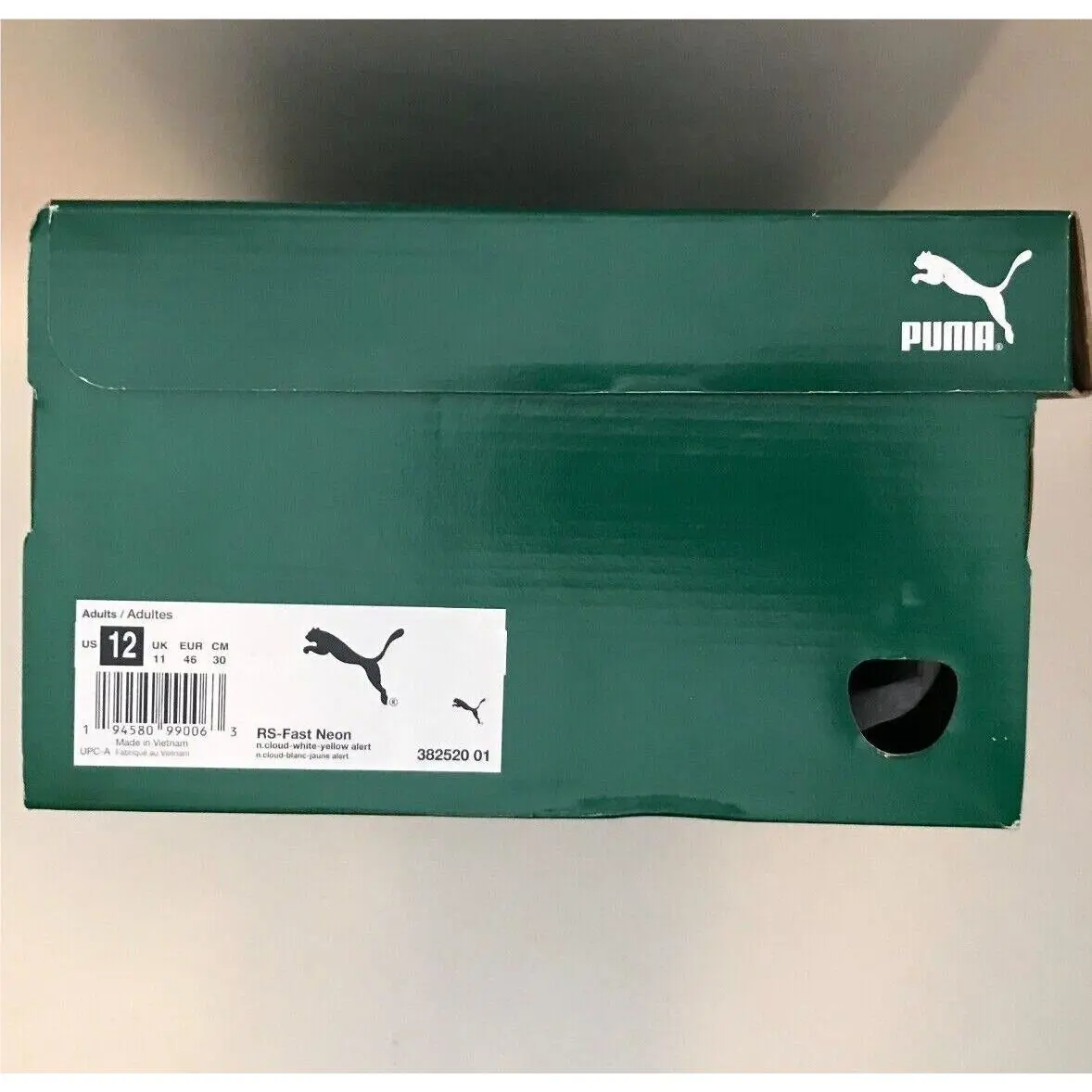 Puma shoes - PUMA RS-Fast Neon - Neon - 382520-01 - White (UPC: 194580990063) 10