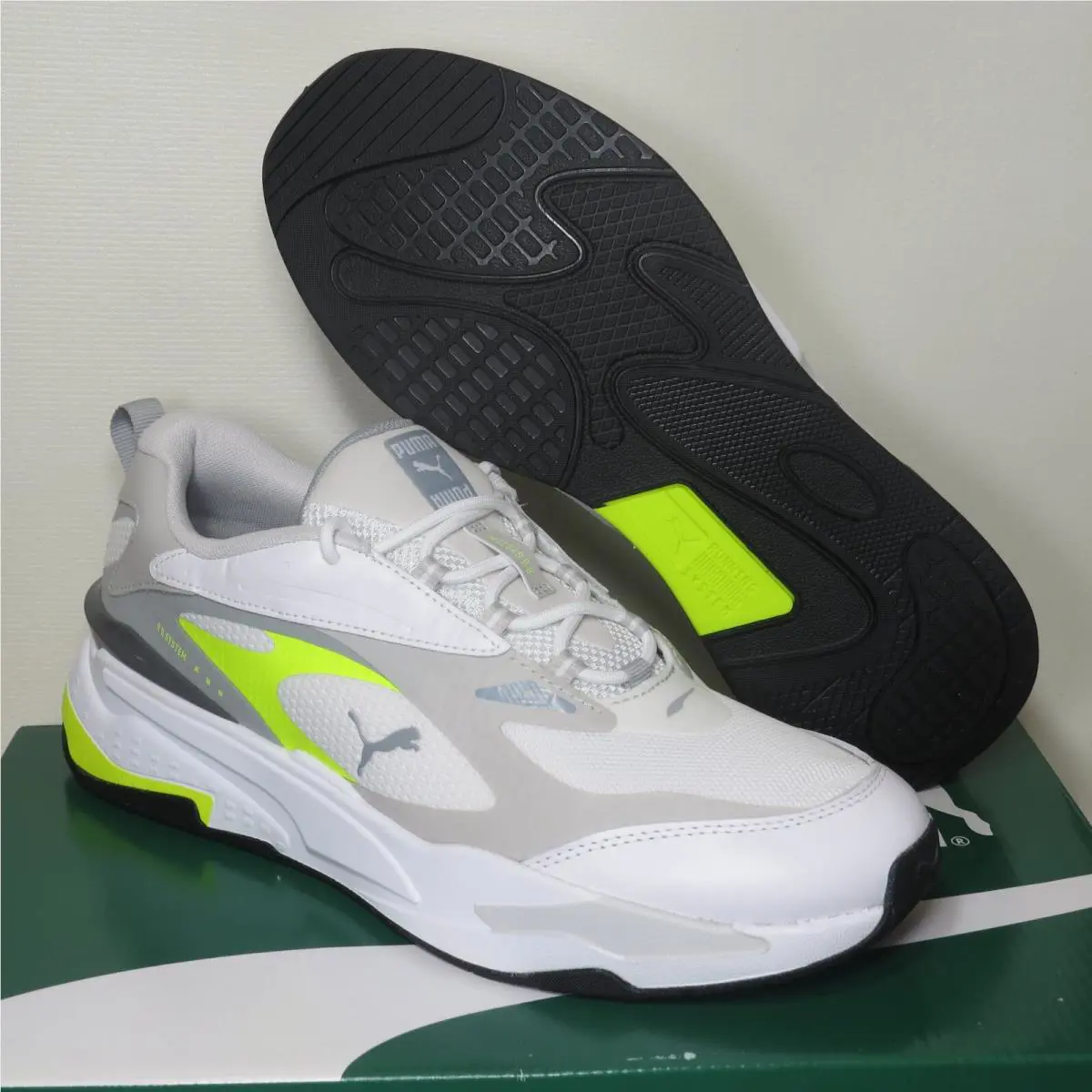 Puma shoes - PUMA RS-Fast Neon - Neon - 382520-01 - White (UPC: 194580990063) 4