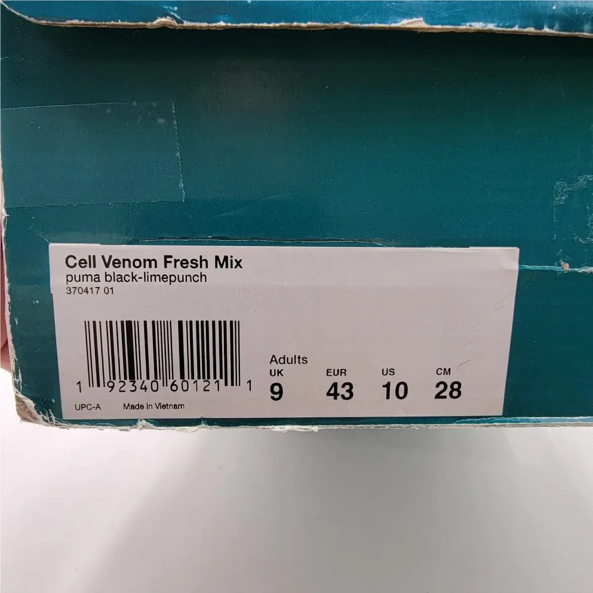 Puma shoes - PUMA Cell Venom Fresh Mix - 370417-01 - Black 7