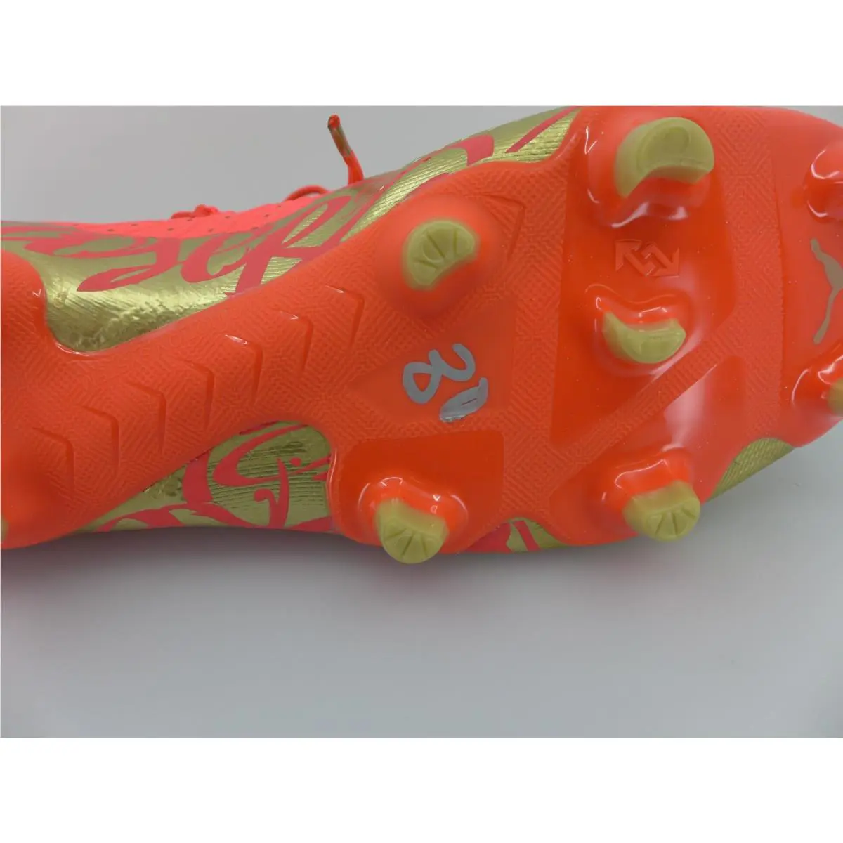 Puma shoes - Future Z 2.4 NJr - Future NJr - 107105 01 - Fiery Coral/Gold 3