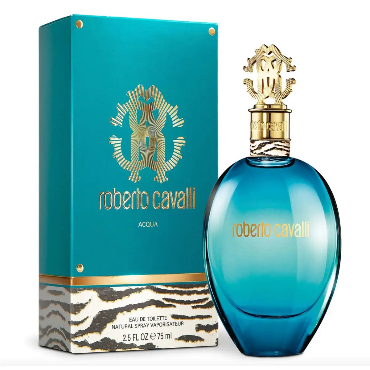 Roberto Cavalli Acqua Edt 2.5oz/75ml Eau de Toilette For Women Box Rare