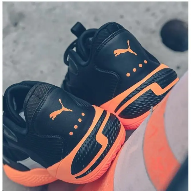 Puma shoes - Puma Court Rider Chaos Slash Basketball - 37805208 - Orange 1