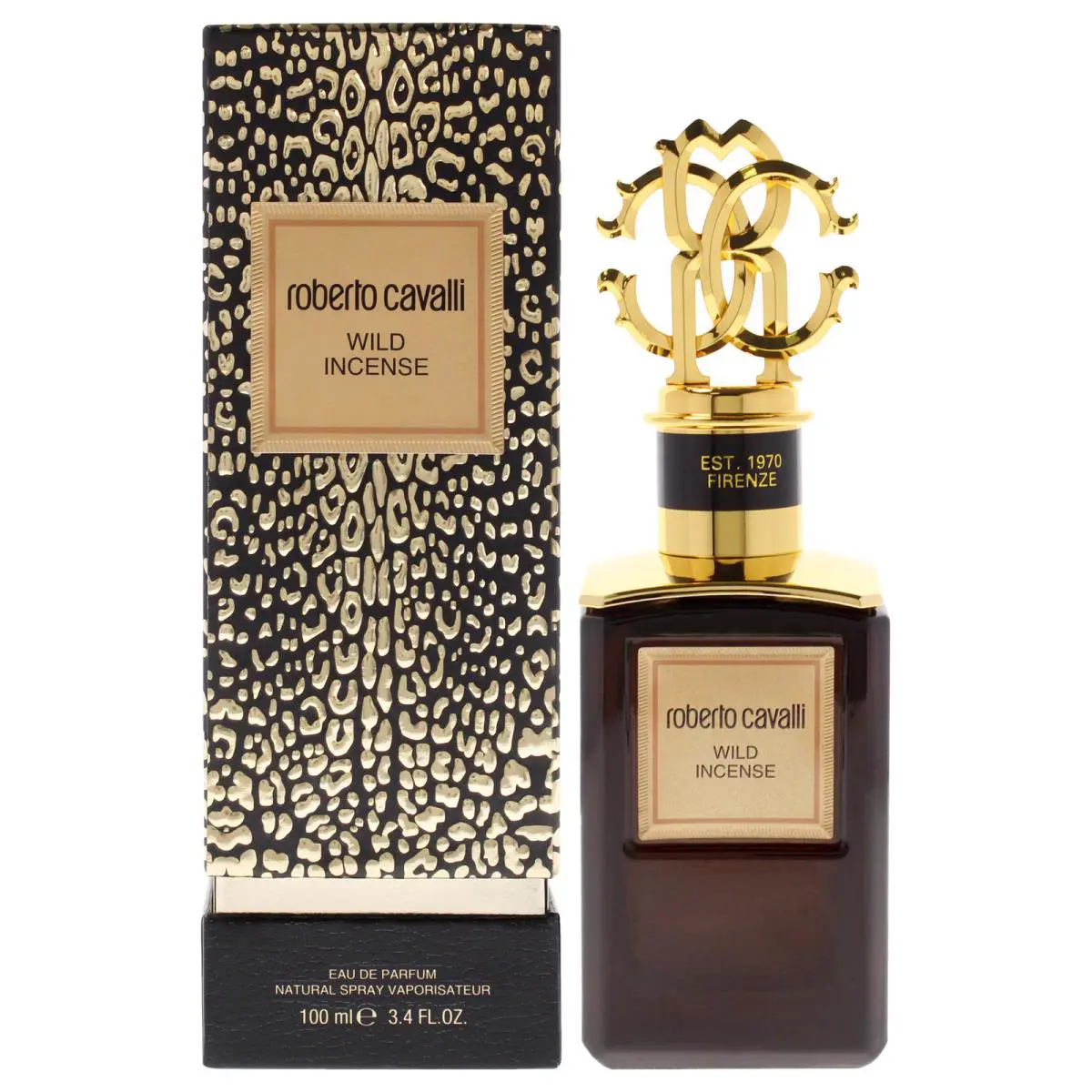 3 Pack Gold Collection Wild Incense by Roberto Cavalli For Unisex - 3.4 oz Edp S