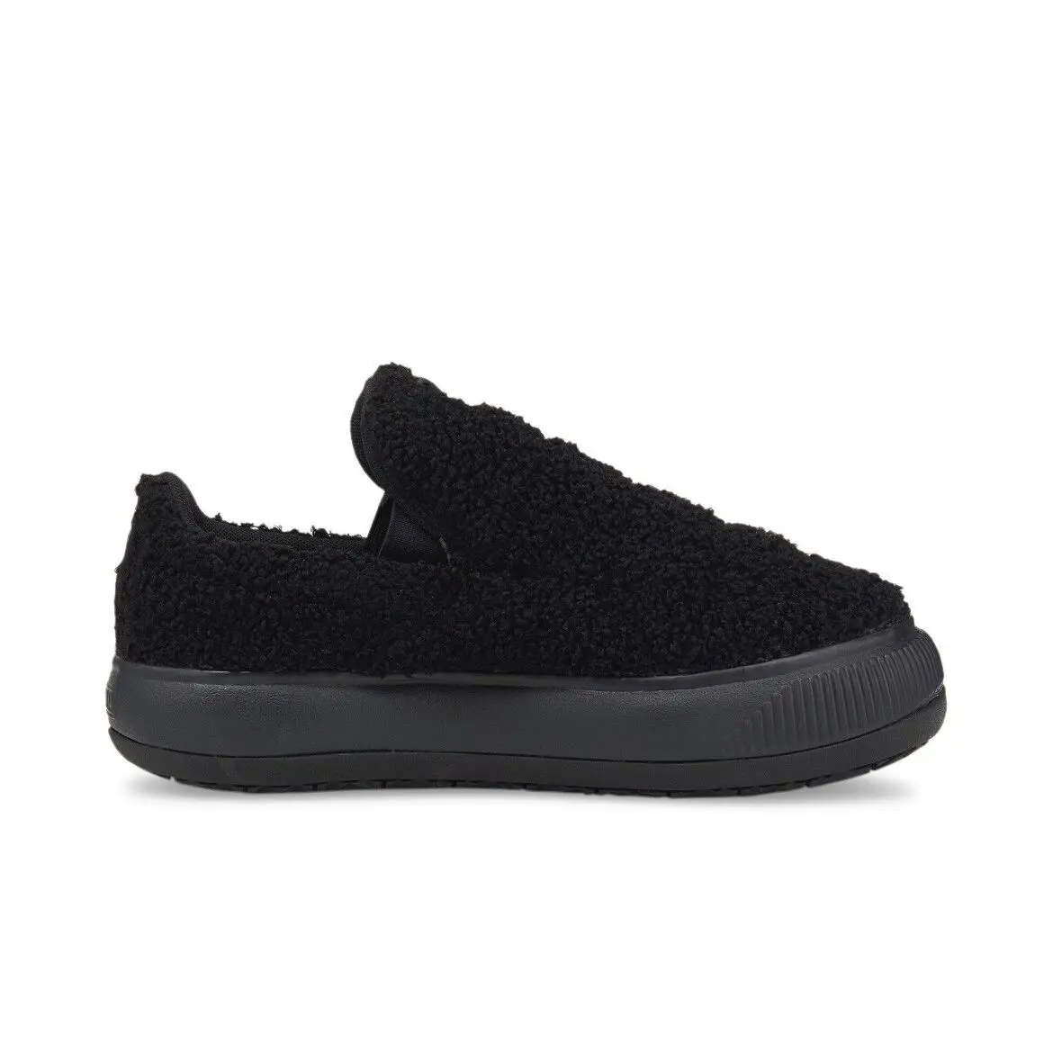 Puma shoes - Puma Suede Mayu Slip-On Platform - 384887-01 - Black 1