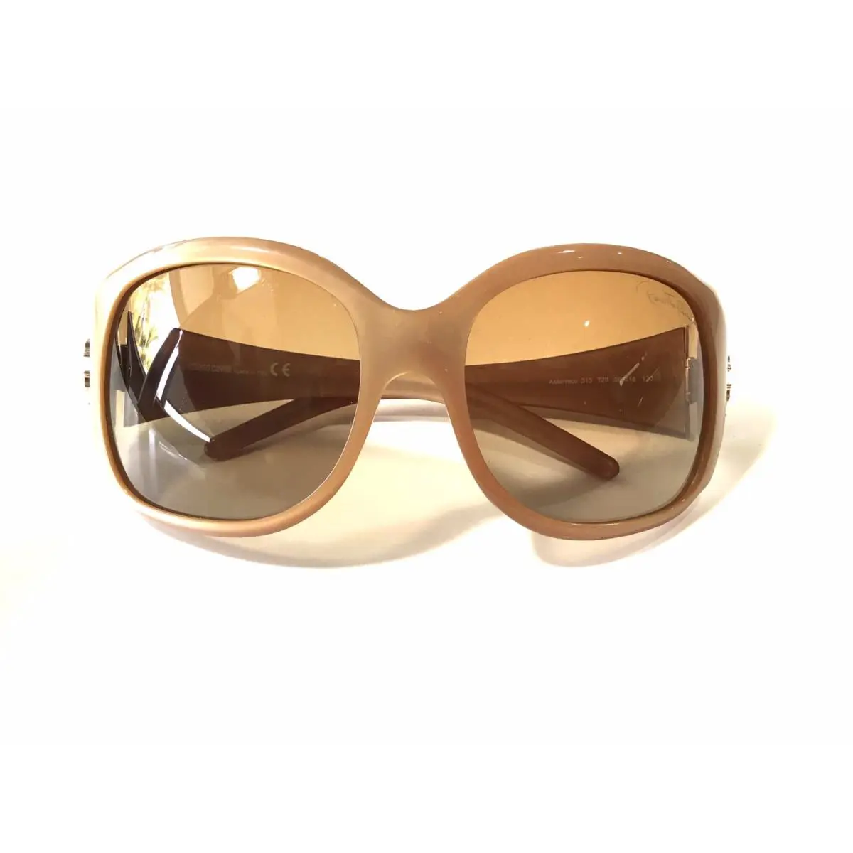 Roberto Cavalli Sunglasses Assarraco 313 Beige T28 Size 59mm Frame