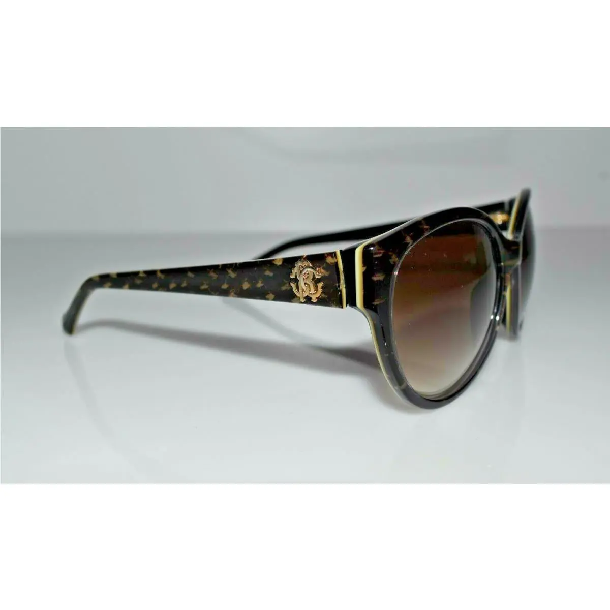Roberto Cavalli Alrischa Brown Gold 824S 57F 58mm Sunglasses