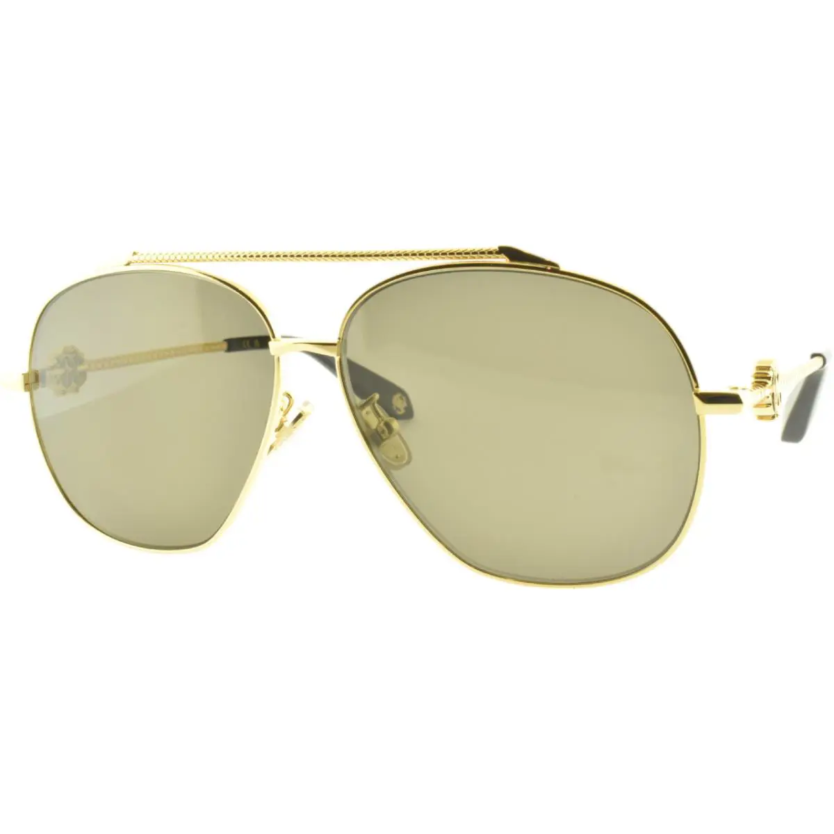 Roberto Cavalli SRC008V 400P 62-12-140 Gold Pilot Full Rim Unisex Sunglass