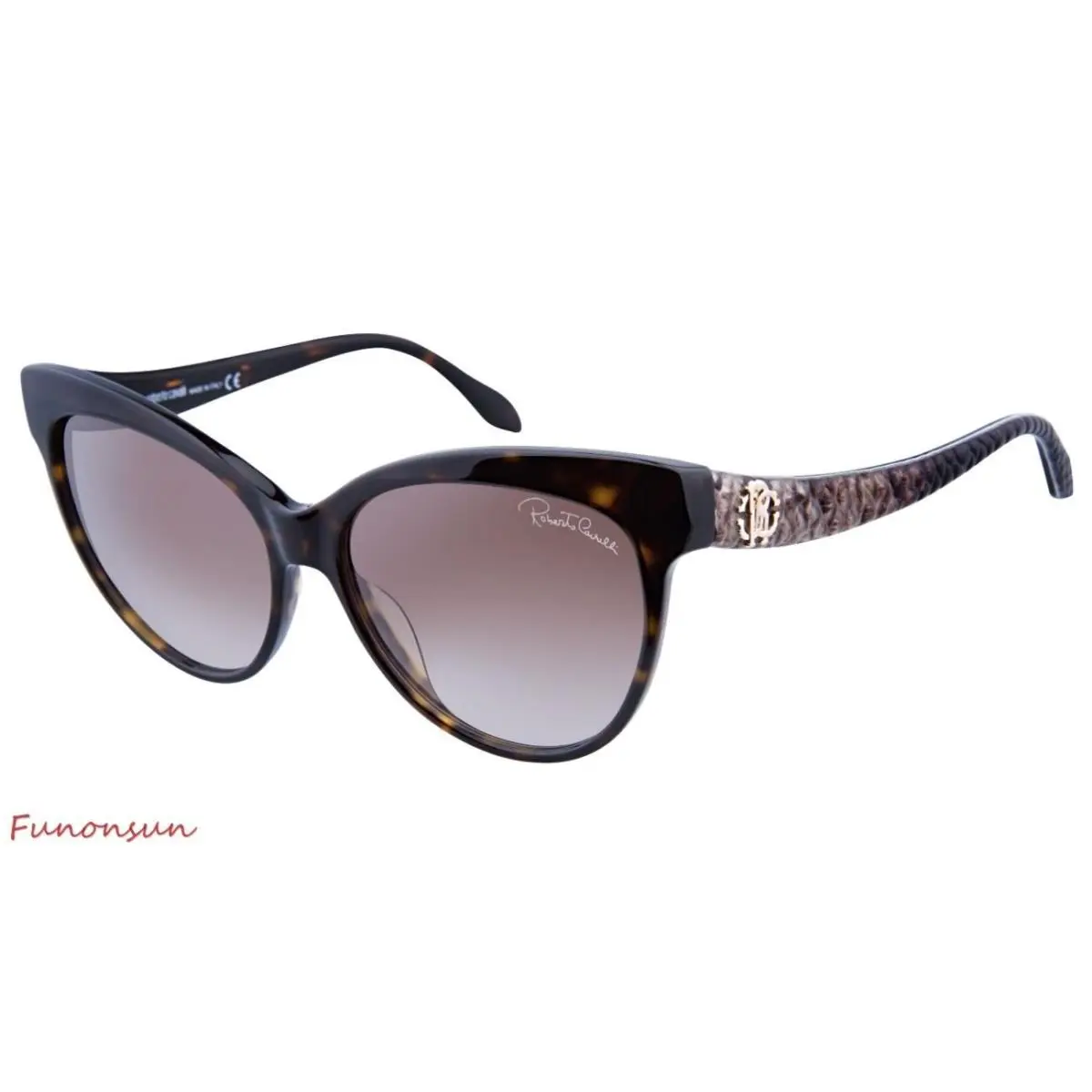 Naos Women`s Sunglasses RC922 52F Havana/brown Gradient Lens by Roberto Cavalli