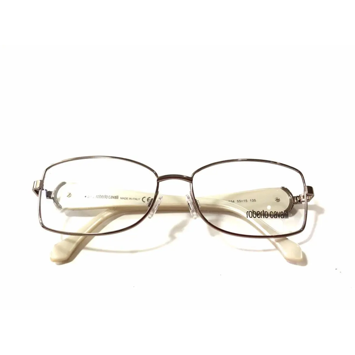 Roberto Cavalli Eyeglasses Pherkad 931 Silver 034 Size 55mm Optical Frame