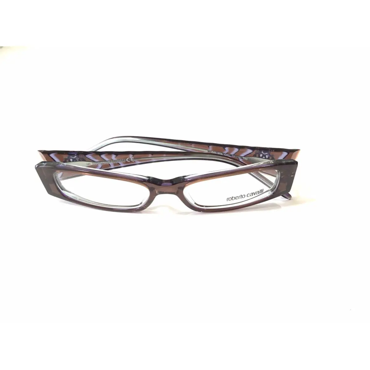 Roberto Cavalli Eyeglasses Anic 278 Burgundy Q80 Size 52mm Optical Frame