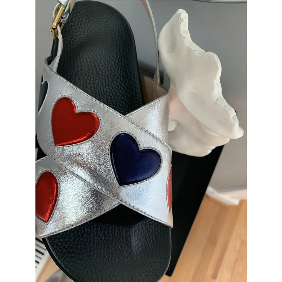 Gucci shoes - GUCCI 474534 - Silver 9